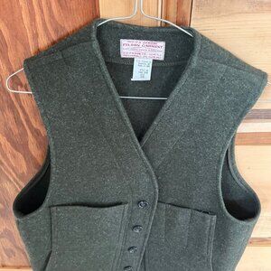 Filson Mackinaw Wool Vest Mens Size 38 (Small - Medium)